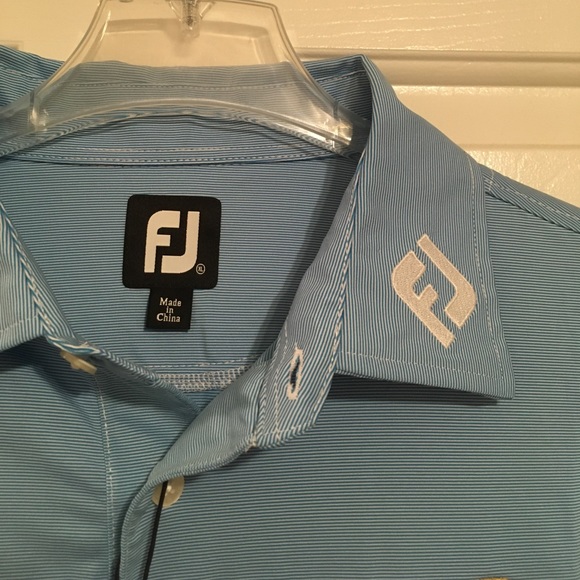 Footjoy FJ Mens Sz XL PGA Golf Polo Shirt Blue - Picture 4 of 6